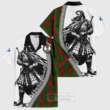 Middleton Tartan Clan Crest Hawaiian Shirt with Highlander Warrior Celtic Style Kid - Tartan Vibes Clothing