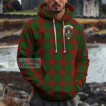 Middleton Tartan Cotton Hoodie with Family Crest Zip Hoodie - Tartan Vibes Clothing