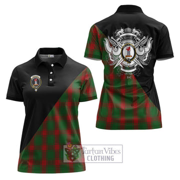 Middleton Tartan Women's Polo Shirt with Family Crest and Military Logo Style Women - Tartan Vibes Clothing
