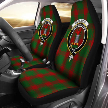 Middleton Tartan Car Seat Cover with Family Crest One Size - Tartan Vibes Clothing