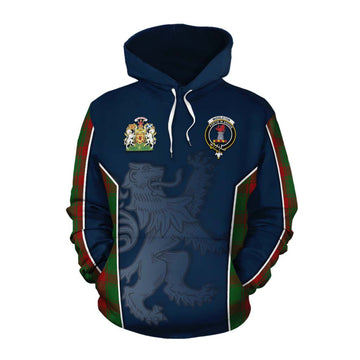 Middleton Tartan Cotton Hoodie with Family Crest and Lion Rampant Vibes Sport Style Pullover Hoodie XS - Tartan Vibes Clothing