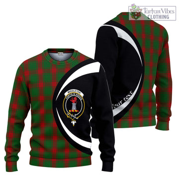 Middleton Tartan Ugly Sweater with Family Crest Circle Style Unisex - Tartan Vibes Clothing