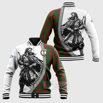 Middleton Tartan Clan Crest Baseball Jacket with Highlander Warrior Celtic Style Unisex - Tartan Vibes Clothing