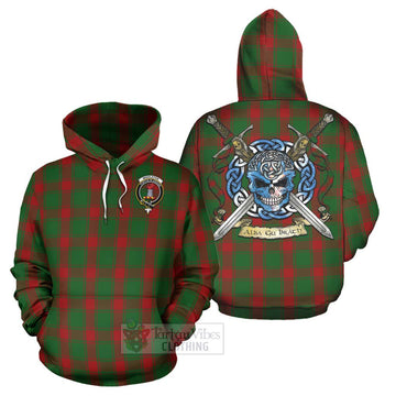 Middleton Tartan Hoodie with Family Crest Celtic Skull Style Zip Hoodie - Tartan Vibes Clothing