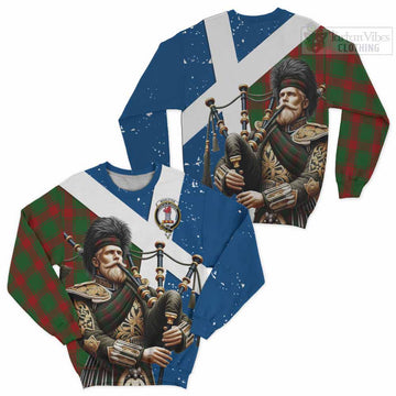 Middleton Tartan Sweatshirt with Family Crest Scottish Bagpiper Vibes Unisex - Tartan Vibes Clothing