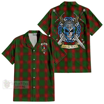 Middleton Tartan Hawaiian Shirt with Family Crest Celtic Skull Style Kid - Tartan Vibes Clothing