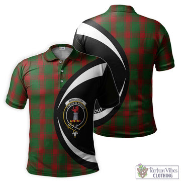 Middleton Tartan Men's Polo Shirt with Family Crest Circle Style Kid - Tartan Vibes Clothing