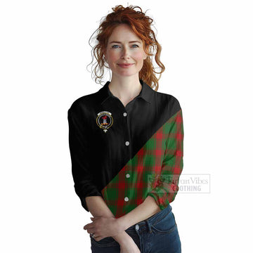 Middleton Tartan Women's Casual Shirt with Family Crest and Military Logo Style Female - Tartan Vibes Clothing