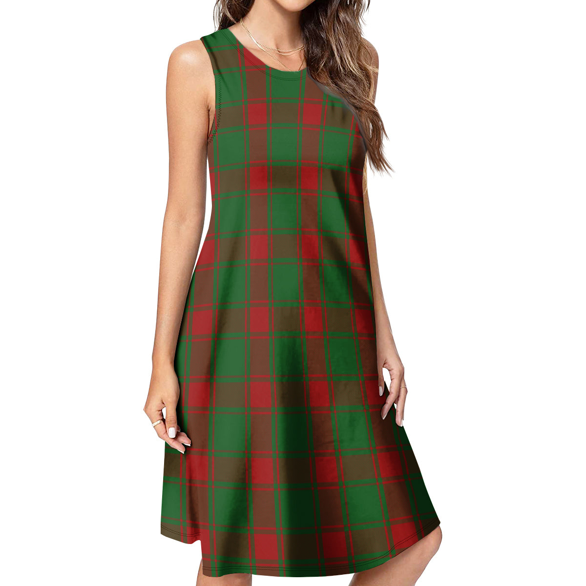 Middleton Tartan Womens Casual Dresses 4XL - Tartan Vibes Clothing