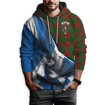 Middleton Tartan Hoodie with Family Crest Scotland Patriotic Style Pullover Hoodie - Tartan Vibes Clothing