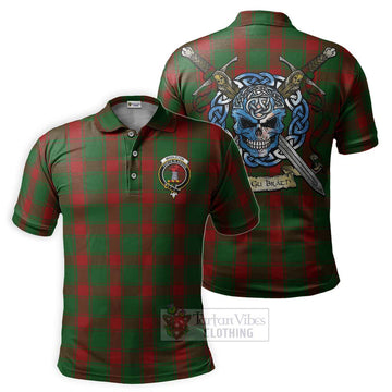 Middleton Tartan Polo Shirt with Family Crest Celtic Skull Style Kid - Tartan Vibes Clothing