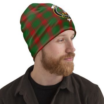 Middleton Tartan Beanies Hat with Family Crest One Size 10.5*10.2 inches - Tartan Vibes Clothing