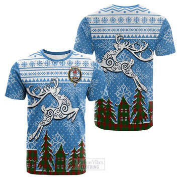 Middleton Clan Christmas Cotton T-shirt Celtic Reindeer Style Kid's Shirt - Tartan Vibes Clothing