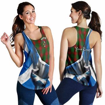 Middleton Tartan Women's Racerback Tanks with Family Crest Scotland Patriotic Style 4XL - Tartan Vibes Clothing