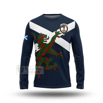 Middleton Tartan Lion Rampant Long Sleeve T-Shirt Proudly Display Your Heritage with Alba Gu Brath and Clan Name Unisex - Tartan Vibes Clothing