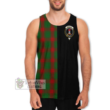 Middleton Tartan Men's Tank Top with Family Crest and Half Of Me Style Men - Tartan Vibes Clothing