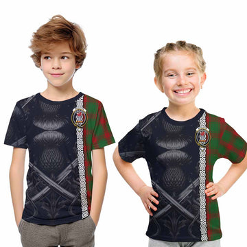 Middleton Tartan Kid T-Shirt with Family Crest Cross Sword Thistle Celtic Vibes Youth XL Size14 - Tartan Vibes Clothing