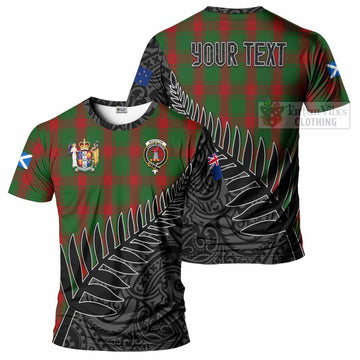 Middleton Crest Tartan T-Shirt with New Zealand Silver Fern Half Style Kid's Shirt - Tartan Vibes Clothing
