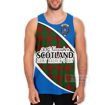 Middleton Family Crest Tartan Men's Tank Top Celebrate Saint Andrew's Day in Style Men - Tartan Vibes Clothing
