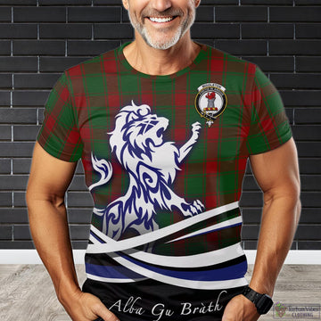 Middleton Tartan T-Shirt with Alba Gu Brath Regal Lion Emblem Kid's Shirt - Tartan Vibes Clothing