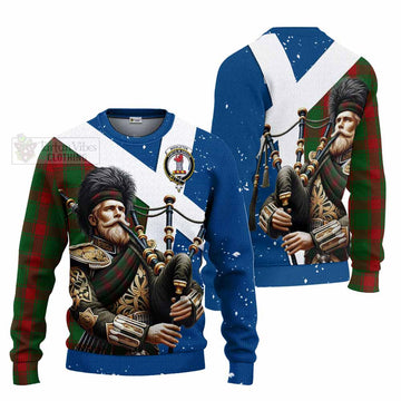 Middleton Tartan Knitted Sweater with Family Crest Scottish Bagpiper Vibes Unisex - Tartan Vibes Clothing