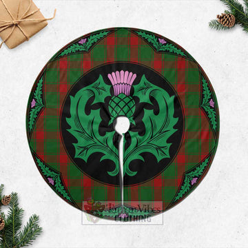 Middleton Tartan Christmas Tree Skirt Scottish Thistle Style Casual Tree Skirts - Tartan Vibes Clothing