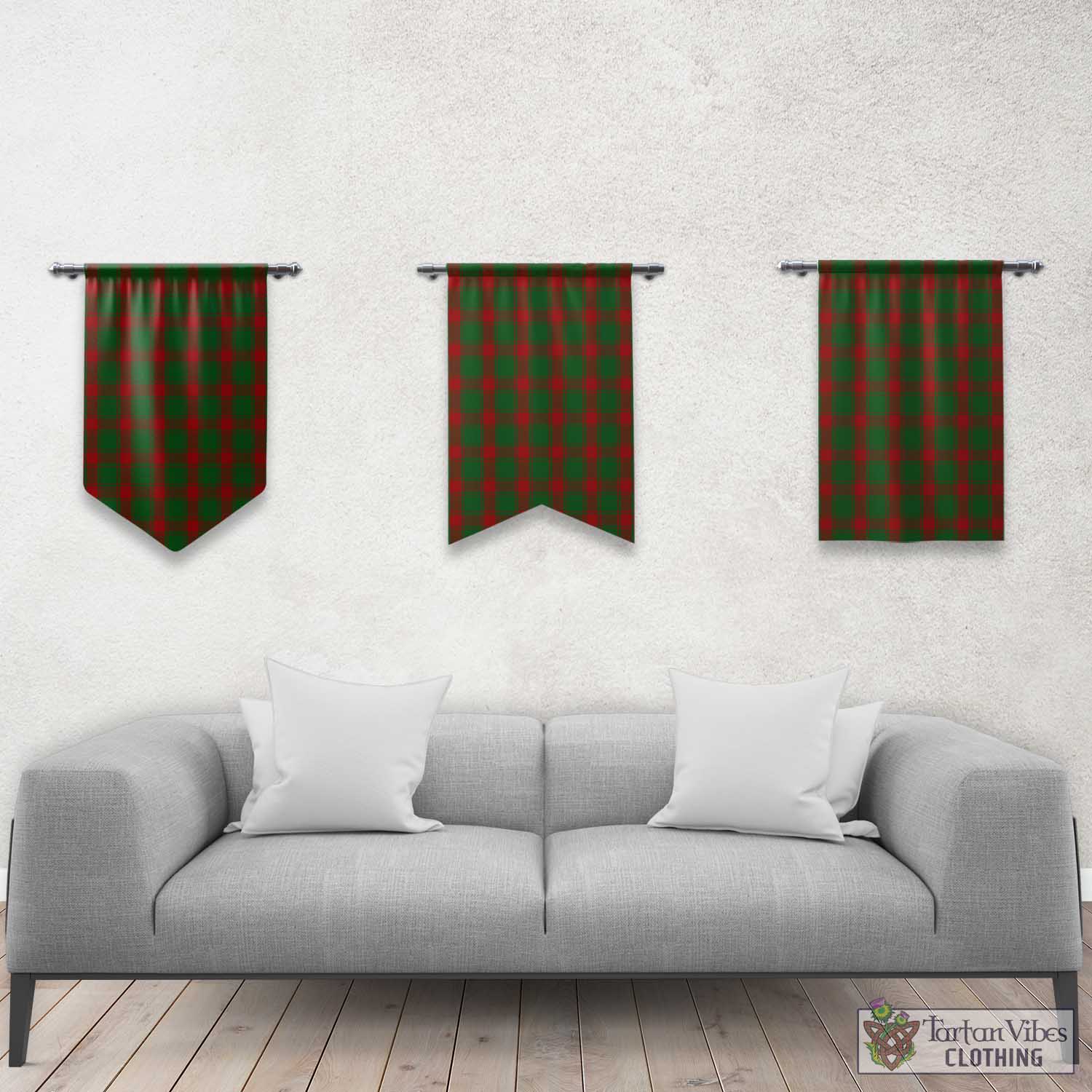 Middleton Tartan Gonfalon, Tartan Banner Rectangle - Tartan Vibes Clothing