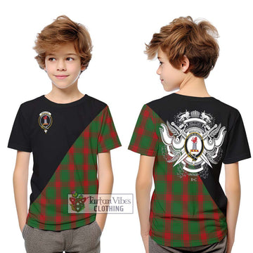 Middleton Tartan Kid T-Shirt with Family Crest and Military Logo Style Youth XL Size14 - Tartan Vibes Clothing