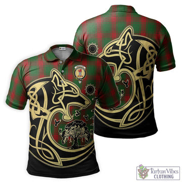 Middleton Tartan Polo Shirt with Family Crest Celtic Wolf Style Kid - Tartan Vibes Clothing