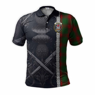 Middleton Tartan Polo Shirt with Family Crest Cross Sword Thistle Celtic Vibes Kid - Tartan Vibes Clothing