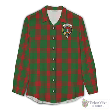 Middleton Tartan Womens Casual Shirt with Family Crest