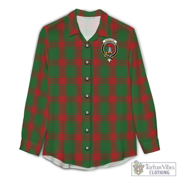 Middleton Tartan Women's Casual Shirt with Family Crest Female - Tartan Vibes Clothing