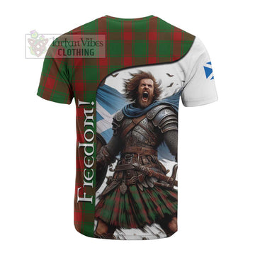 Tartan Vibes Clothing Middleton Crest Tartan Cotton T-shirt Inspired by the Freedom of Scottish Warrior