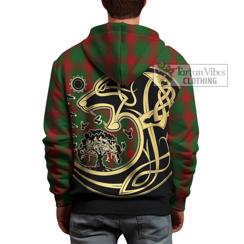 Middleton Tartan Hoodie with Family Crest Celtic Wolf Style - Tartan Vibes Clothing