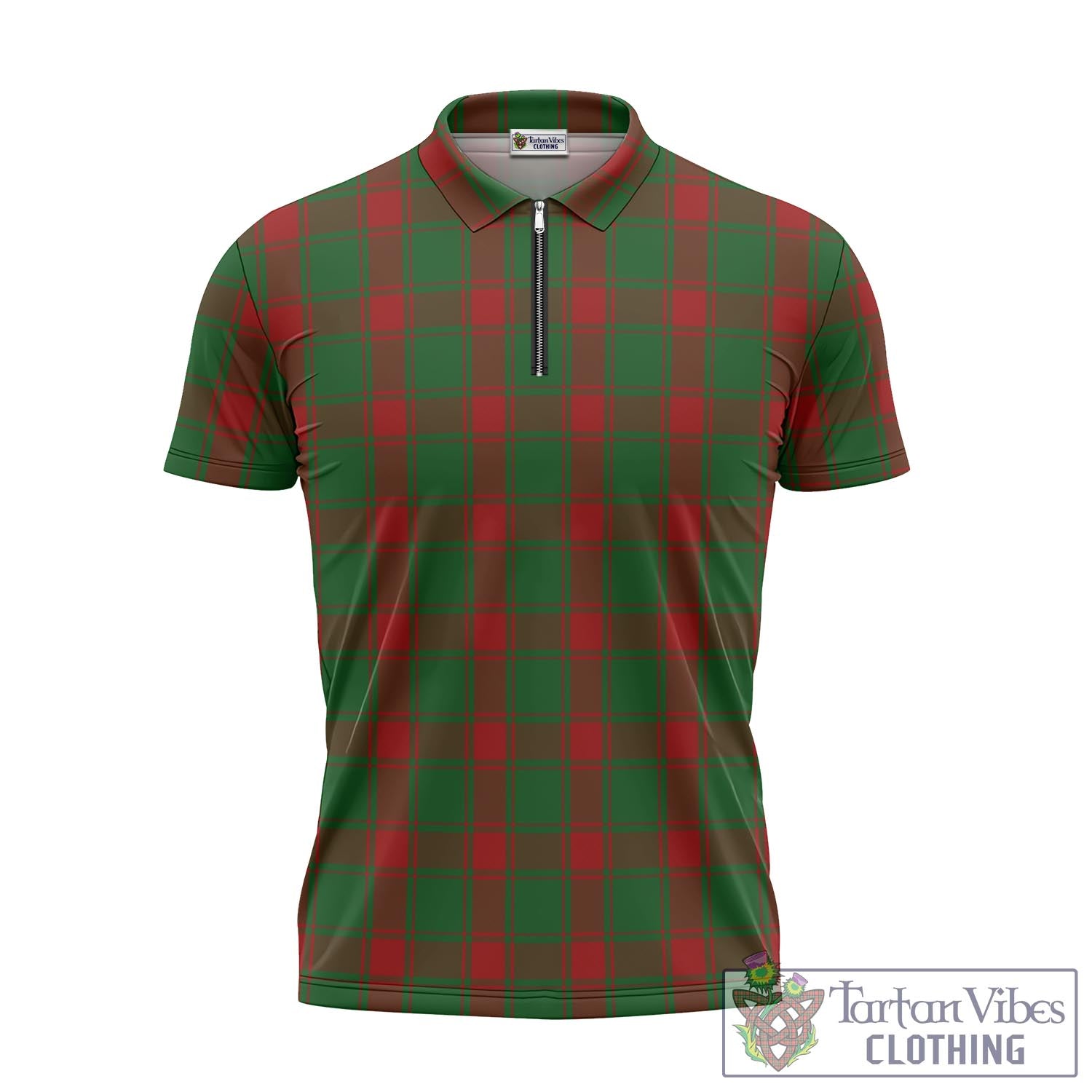 Middleton Tartan Zipper Polo Shirt - Tartan Vibes Clothing