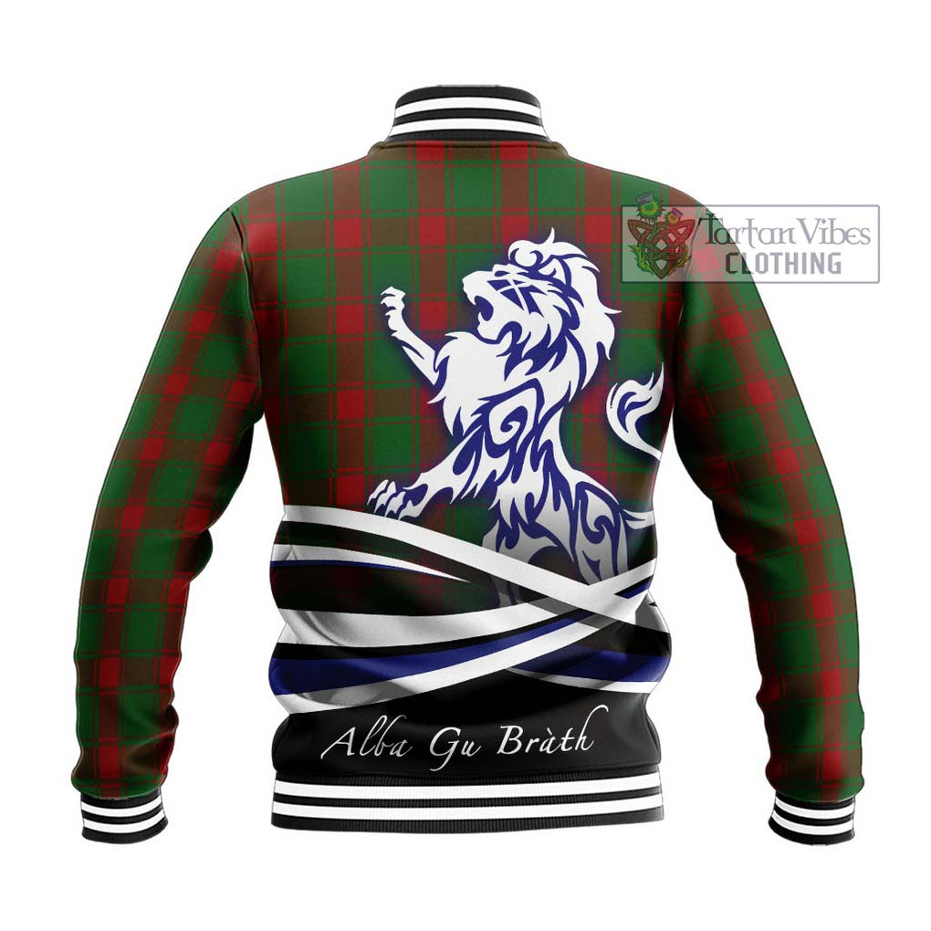 Middleton Tartan Baseball Jacket with Alba Gu Brath Regal Lion Emblem - Tartan Vibes Clothing