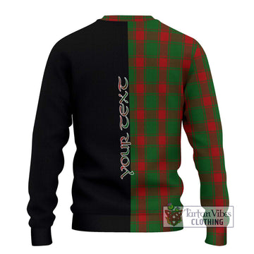 Middleton Tartan Ugly Sweater with Family Crest and Half Of Me Style - Tartan Vibes Clothing
