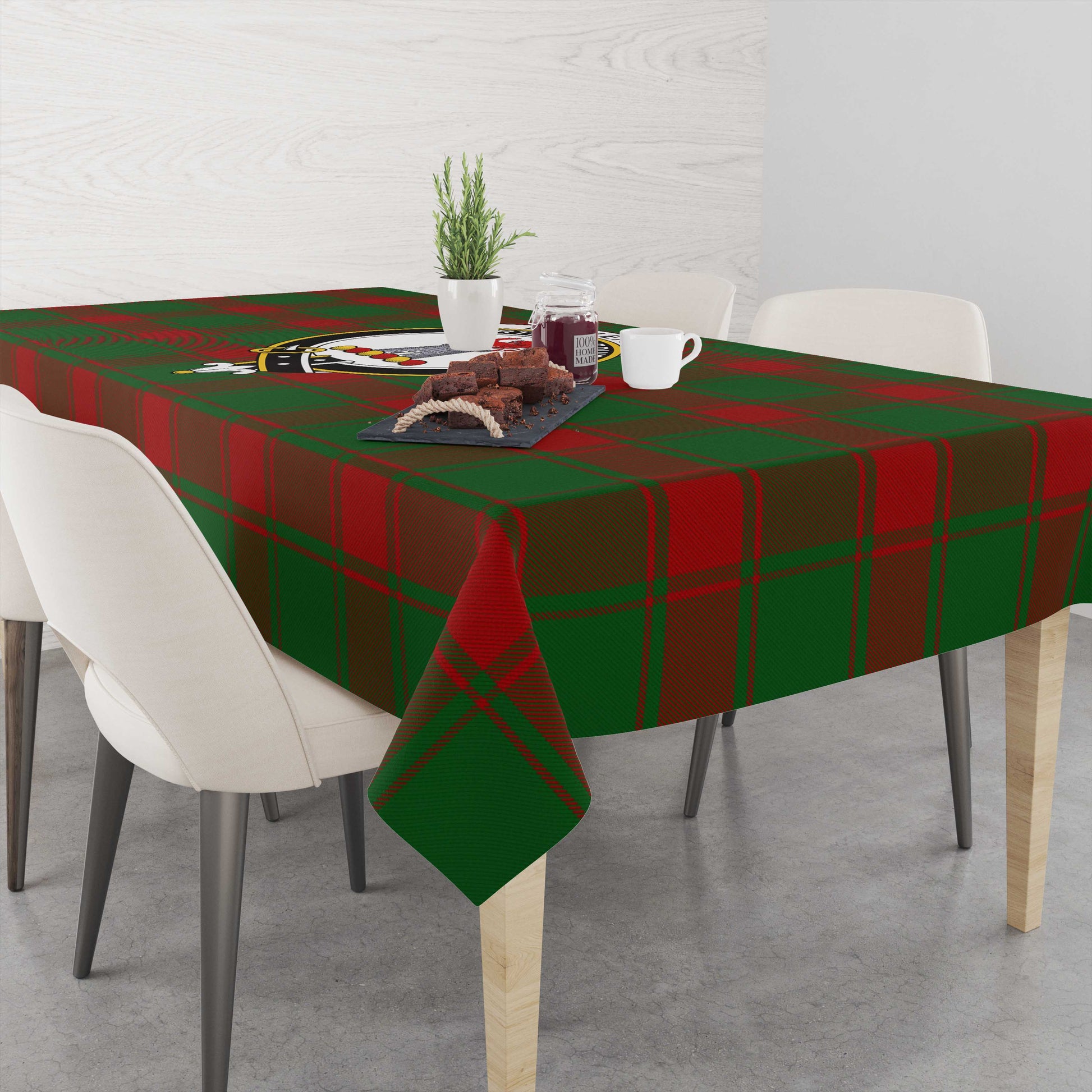Middleton Tartan Tablecloth with Family Crest M 39.4"x59"(100x150cm) - Tartan Vibes Clothing
