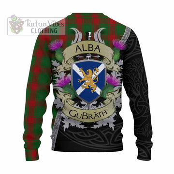 Middleton Tartan Family Crest Knitted Sweater Lion Rampant Royal Thistle Shield Celtic Inspired - Tartan Vibes Clothing