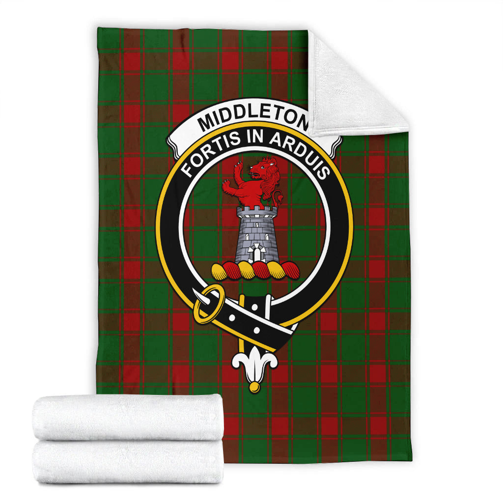 Middleton Tartan Blanket with Family Crest - Tartan Vibes Clothing