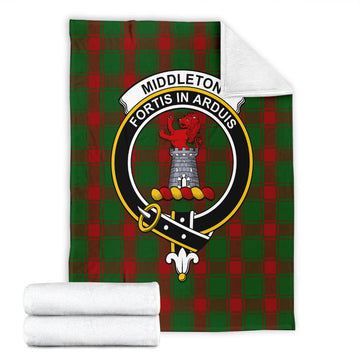 Middleton Tartan Blanket with Family Crest - Tartan Vibes Clothing