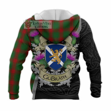 Middleton Tartan Family Crest Knitted Hoodie Lion Rampant Royal Thistle Shield Celtic Inspired - Tartan Vibes Clothing