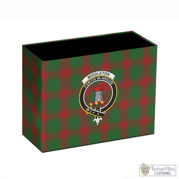 Middleton Tartan Pen Holder with Family Crest - Tartan Vibes Clothing