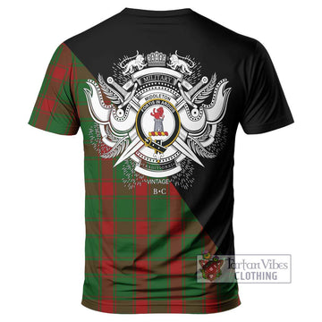 Middleton Tartan T-Shirt with Family Crest and Military Logo Style - Tartan Vibes Clothing
