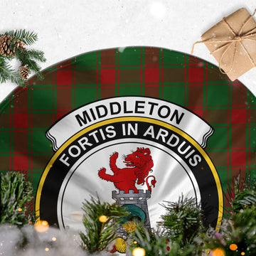 Middleton Tartan Christmas Tree Skirt with Family Crest - Tartan Vibes Clothing