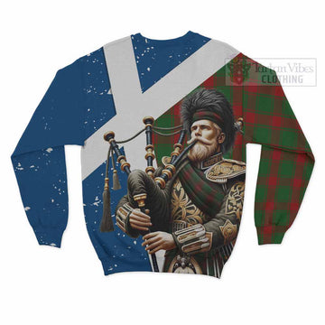 Middleton Tartan Sweatshirt with Family Crest Scottish Bagpiper Vibes - Tartan Vibes Clothing