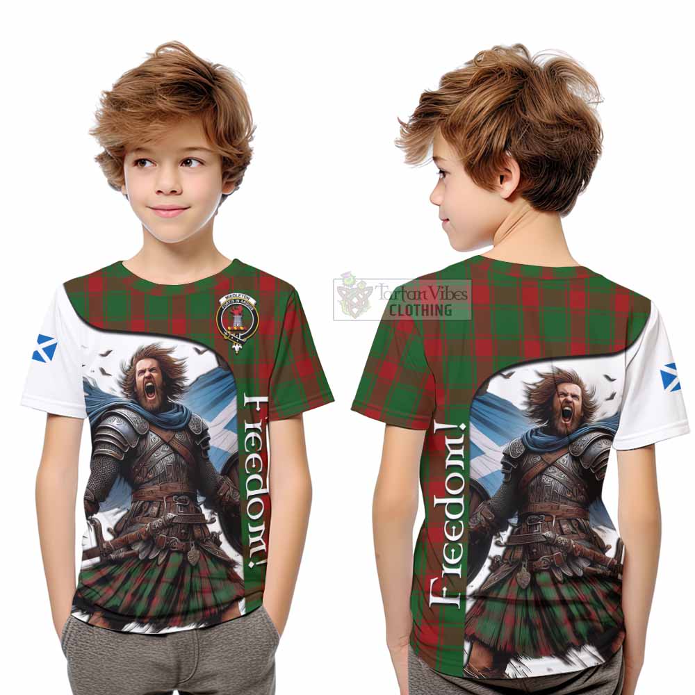 Middleton Crest Tartan Kid T-Shirt Inspired by the Freedom of Scottish Warrior - Tartan Vibes Clothing