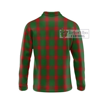 Middleton Tartan Long Sleeve Polo Shirt with Family Crest DNA In Me Style - Tartan Vibes Clothing