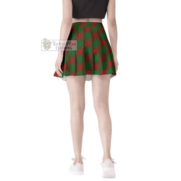 Middleton Tartan Women's Plated Mini Skirt Cross Style - Tartan Vibes Clothing