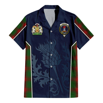 Middleton Tartan Hawaiian Shirt with Family Crest and Scottish Thistle Vibes Sport Style - Tartan Vibes Clothing